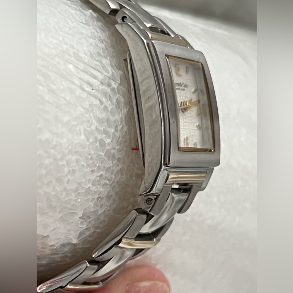 NWT Authentic Vintage Kenneth Cole 2-Tone Stainless Steel Bracelet Watch KC4300 - Picture 7 of 15